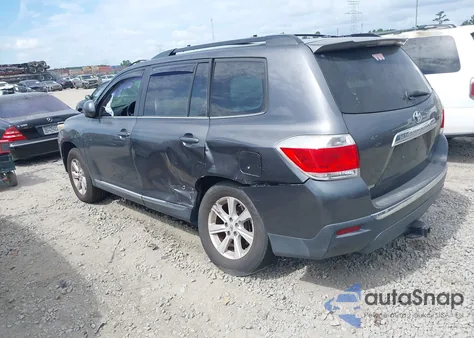 2012 Toyota Highlander Se V6 из США, поврежденный, VIN 5TDZK3EH4CS073584